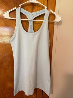 lululemon athletica Pale Blue Racerback Tank
